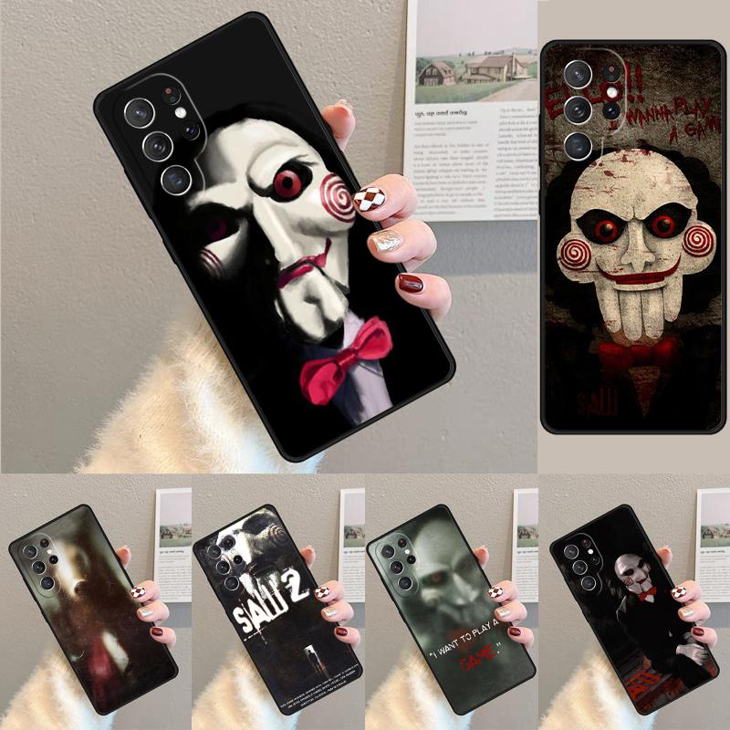 Jigsaw Saw soft Silicone Phone Case For Samsung Galaxy note 10 pro S26 S25 S24 S23 S22 S21 Plus S25Ultra Capa Cover