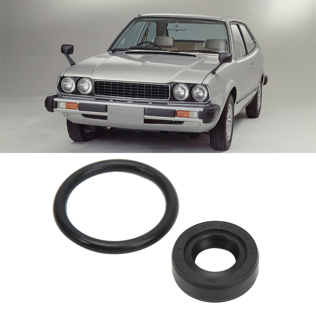 2pcs Distributor O Ring Seal Kit 30110‑PA1‑732 Rubber Black Replacement for Acura Accord Civic