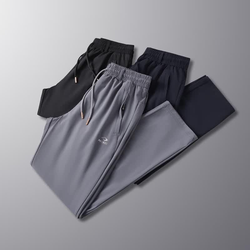 Men's Plus Size Cooling Elastic Drawstring Sweatpants