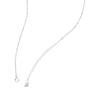 Green [925 Silver] Un.silver.204 / Twisted Necklace