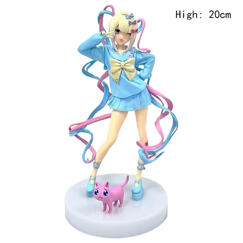 NEEDY GIRL OVERDOSE KAnge Rain Doll Figure Ornaments Gift Sale Virtual Uploader PVC Collection Model Ornaments Toys