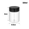 1Pcs Double Cover Spice Jars BBQ Condiment Box  for Herbs Powders Salt Pepper