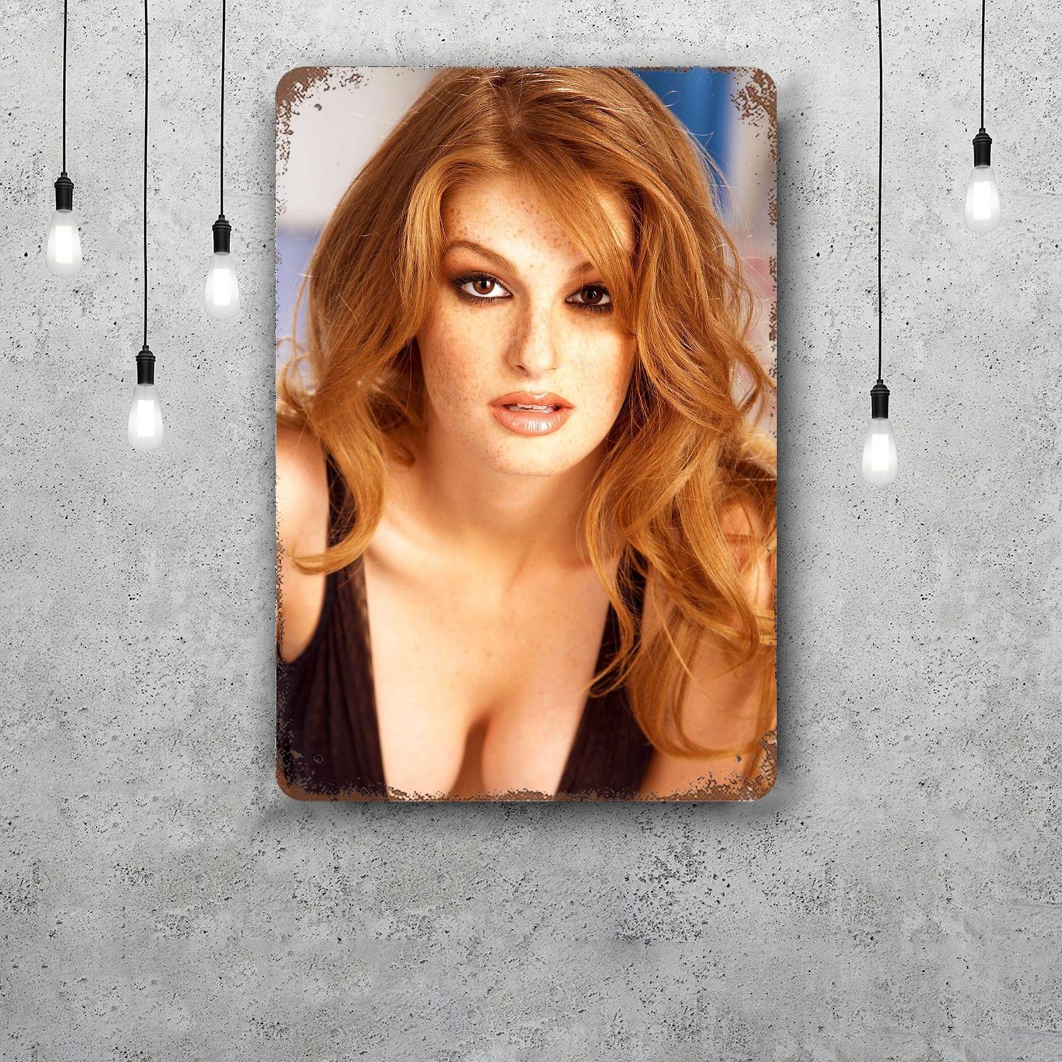 faye reagan Decor Poster Vintage Tin Sign Metal Sign Decorative Plaque for Pub Bar Man Cave Club Wall Decoration 20x30cm(7.8x11.8inch)