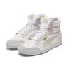 PUMA Ralph Sampson Mid Stitch White/Grey/Yellow High Board Shoes Men's 373340-02