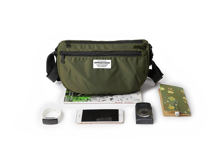 Sac de vélo Oxford imperméable pour hommes - Sac messager et sac à bandoulière décontracté de style japonais