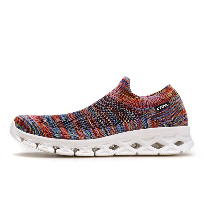 Super Soft Men Women Casual Socks Shoes Size 36-46 Breathable Elderly Walking Shoes Comfort Running Slip On Jogging Shoes
