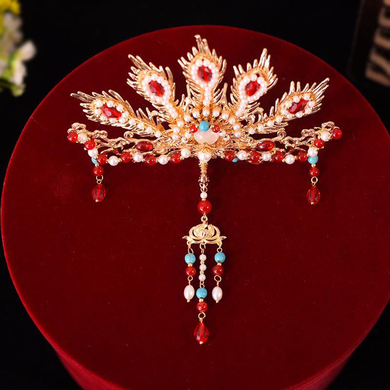 Vintage Phoenix Tassel Step Shaking Hairpin For Women Hair Stick Hair Clip Wedding Party Chinese Hanfu Hair Accessories Hair Pin