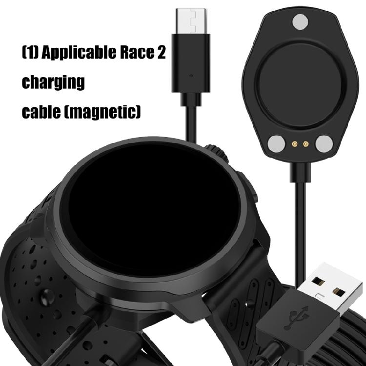 Efficient Smartwatch Fast Charging Cable Wire Power Supply Magnetic Connection Cord Suitable For Race 2/Vertical 2 Wearable Fitness Bands