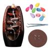 Keramische Rookwaterval Rookwarenhouder met 10 Kegeltjes Rookwaterval Brander Multifunctioneel Handgemaakt Meditatie Accessoires