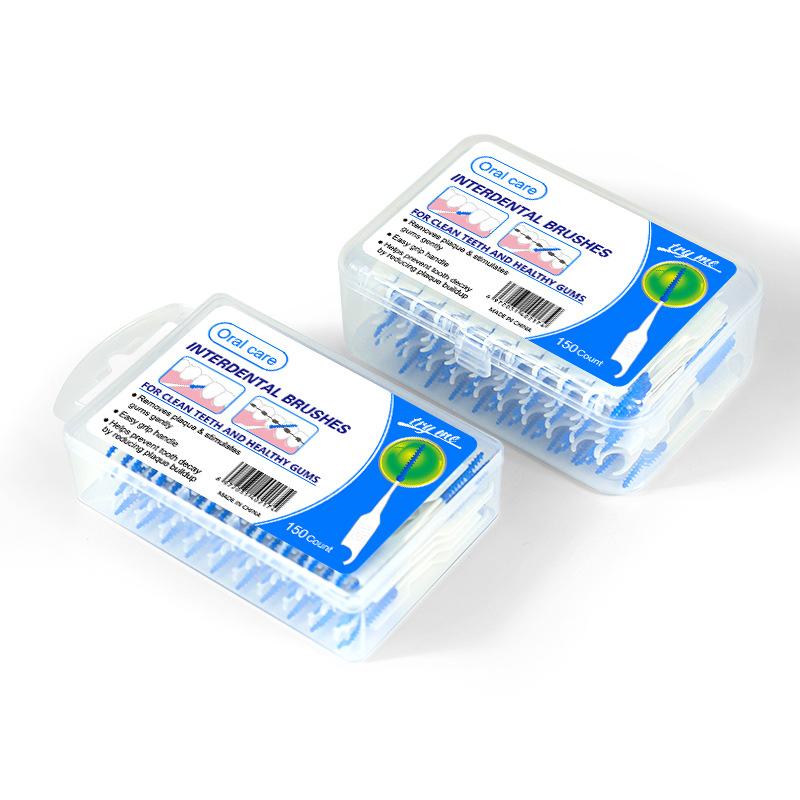 150 Pieces Interdental Orthodontic Cleaning Adaptive Interdental Brush