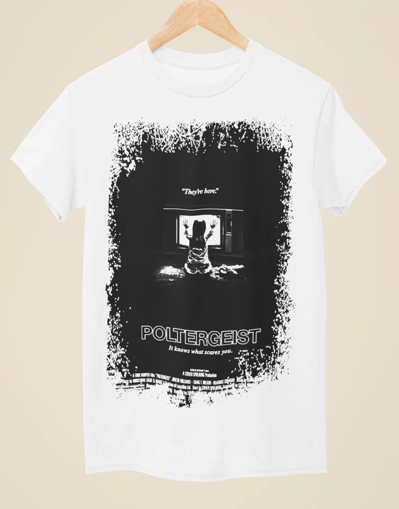 Poltergeist Movie Poster Inspired Unisex White TShirt S