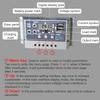 12V/24V 10A/20A/30A/40A/50A High Definition LCD Digital Display Bluetooth Solar Charge Controller  Repair PWM Solar Controller