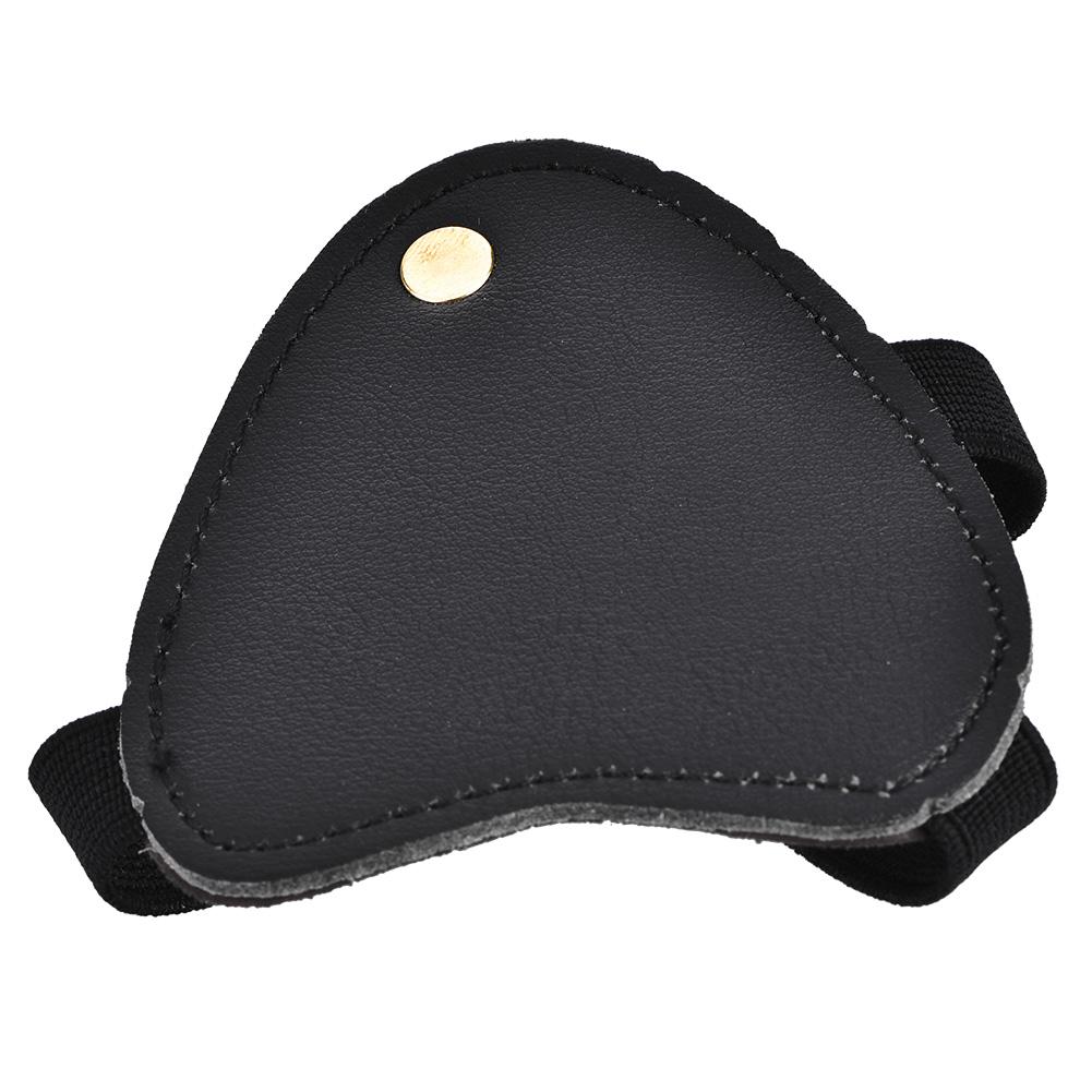 Bogen    y Linke Hand Schutz PU  ive Handschuhe Schießen  or(Schwarz)