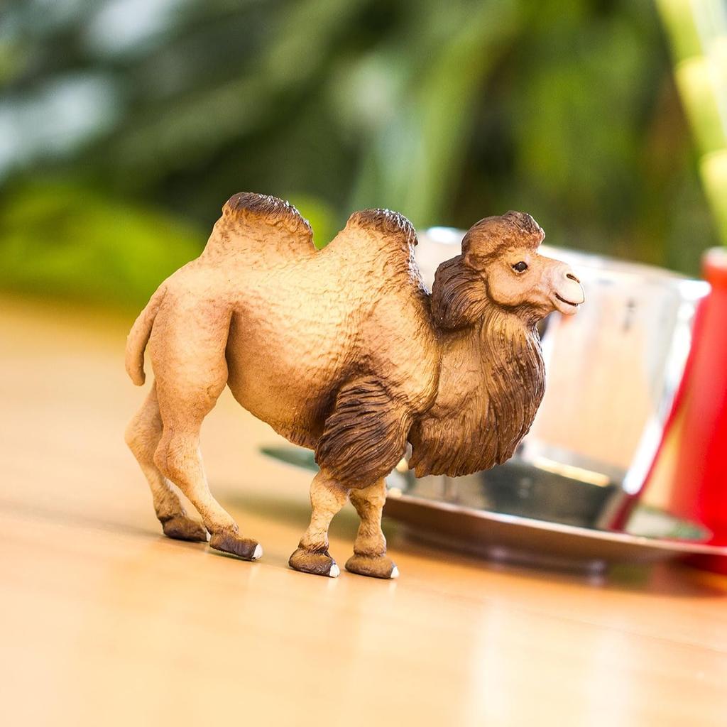 Safari Ltd. Bactrian Camel Figurine - Realistic 4.25" Wildlife Figure - Educational Toy for Boys, Girls, and Kids Ages 3+