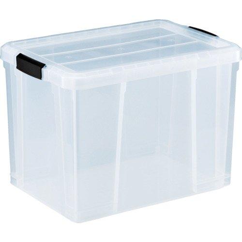 TRUSCO Clear Light Box 86L Transparent X 4 TCR-04D (Storage Box/Storage Case) [Case Sold]