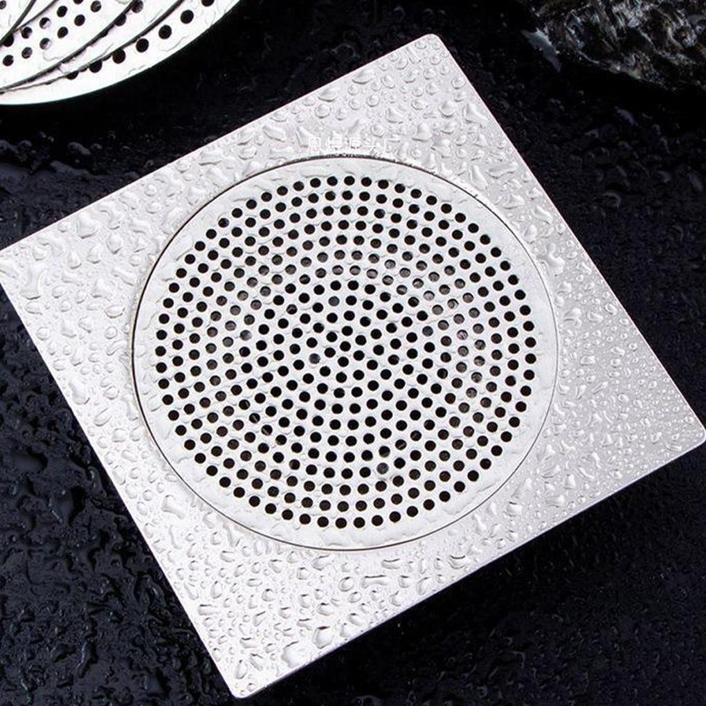 Square Drain Cover For Floor Drains Wide Applications Stainless Steel Easy To Install Easy To Clean