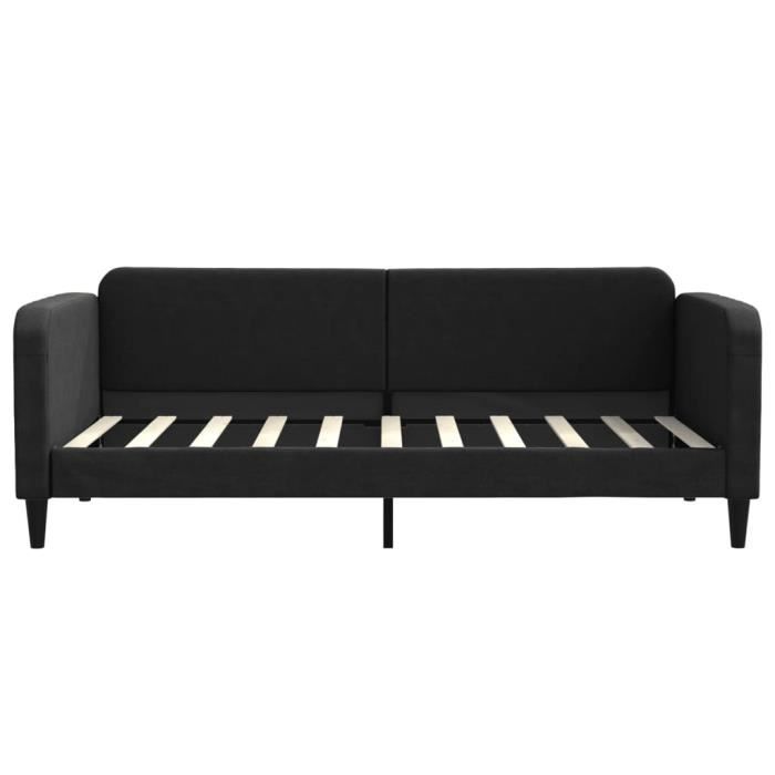 VidaXL Daybed Black 90x190 Cm Fabric 354045