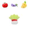 Kids-friendly Soft Plush Fruit Vegetable Doll Keychain Precious Tiny Cute