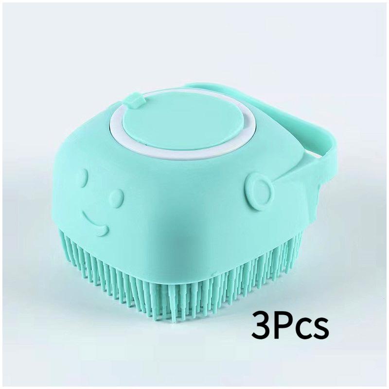 Pet Shower Brush Dog Massage Brush Pet Massage Gloves Cat Petting Hair Removal Brush Pet Supplies Miracle Baby Sponge