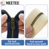 1-10Pcs 15-30cm 5# Metal Zippers Close-end Auto-lock Zipper for Pocket Jeans Backpack DIY Garment Sewing Repair Zip Accessories