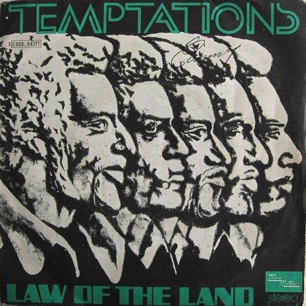 

7-дюймовая пластинка TEMPTATIONS Law Of The Land 2C00894771 Tamla Motown 1973 Франция SoulFunk Б/у
