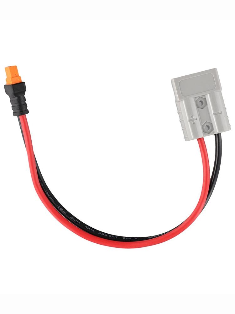 1x 50A 10AWG Adapter Cable Portable Power Station For Anderson ToXT60i Connector