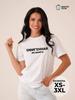 Cotton T-Shirt with the Inscription Awesome But Busy