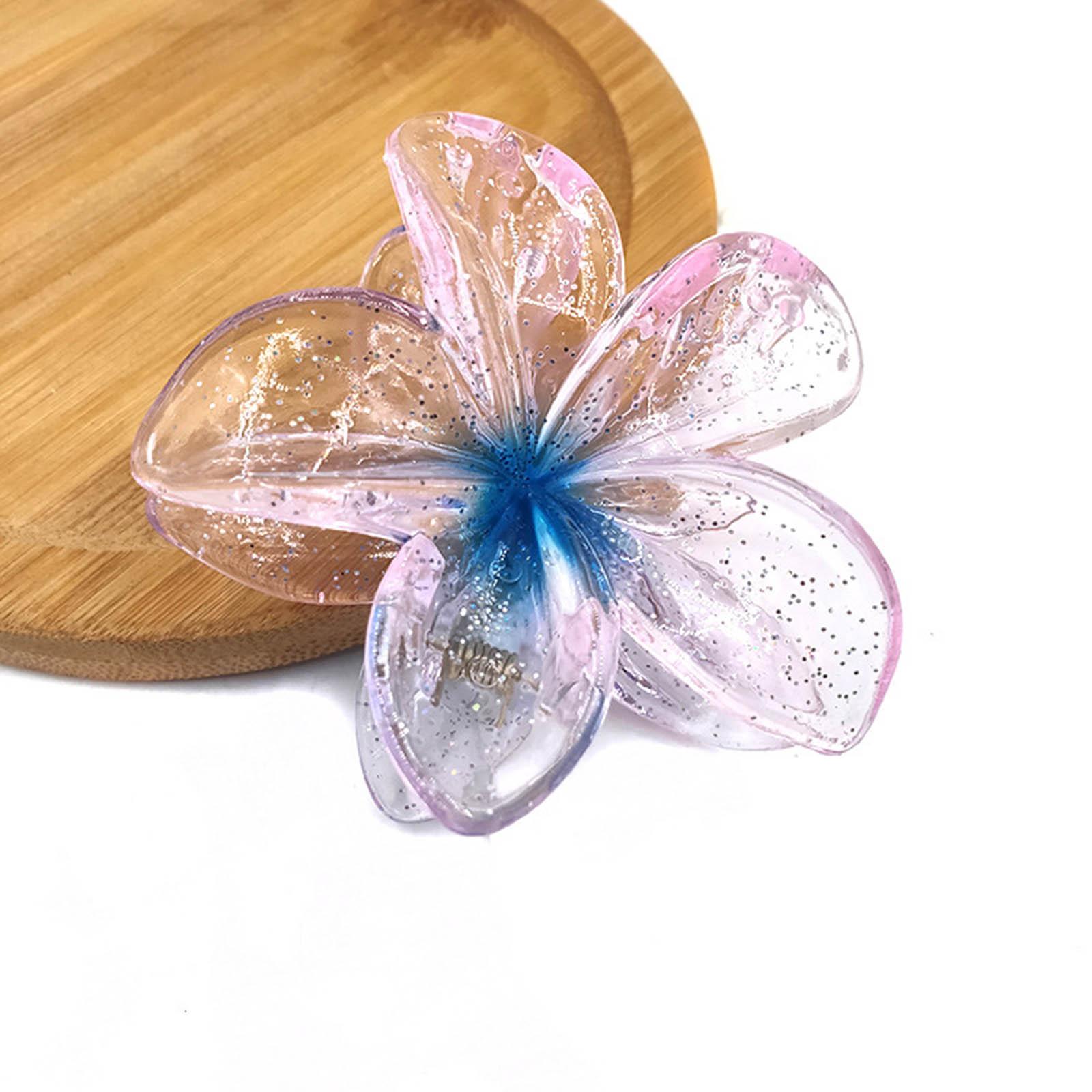 

Crystal Flower Claw Clip Hair Claw for Women Hair Barrettes Jaw Clip Sequins Hair Clip Girl Hair Styling Accessories синий