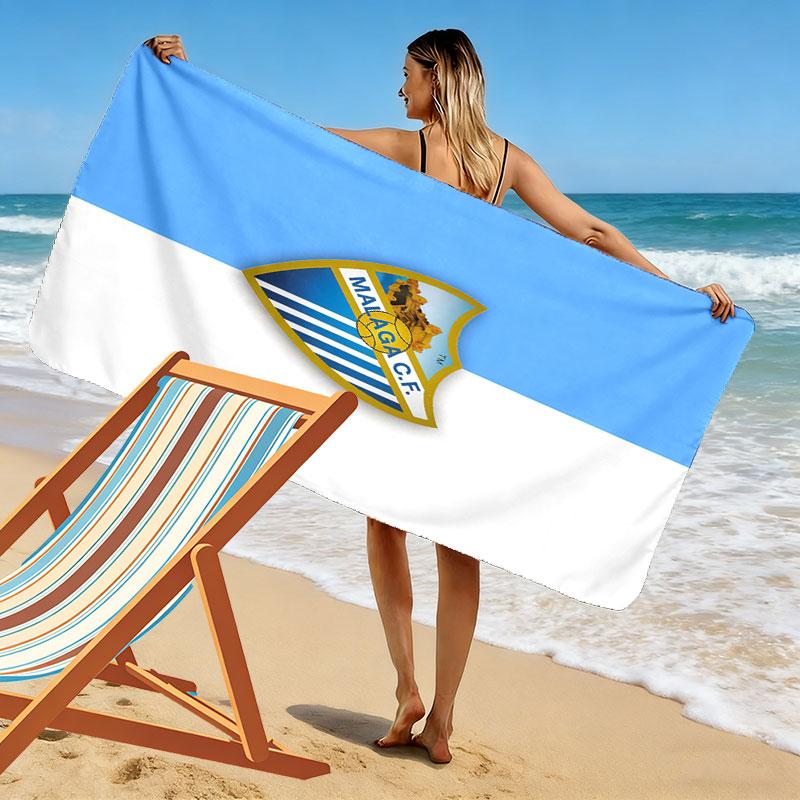 Málaga logo Beach Towel, Large Soft Quick Dry Towel for Beach Camping Swimming