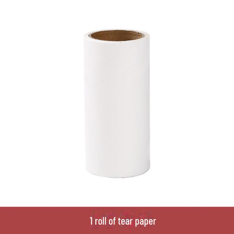 Lint Roller Brush with Tear-Off Sticky Sheets - Refill Rolls for Lint Removal