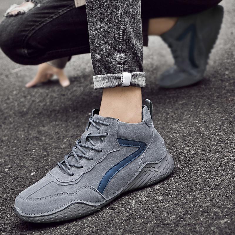 Brand Winter Men's Boots Keep Warm Genuine Leather Outdoor Snow Boots Comfortable Men's Ankle Boots Outdoor Casual Men's Shoes