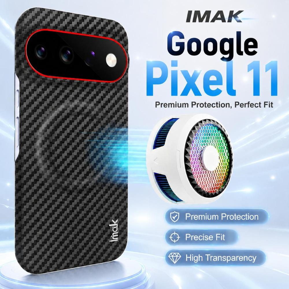 Magnetic Case For Google Pixel 11 Pro XL Anti Fingerprint Carbon Fiber Shockproof CA0024