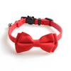 New Pet Dog Collar Solid Color Macaron Suede with Bow for Cats and Dogs  Dog Accessories for Small Dogs Dog Harness Dogs Leash
