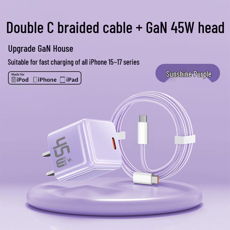 45W GaN Charger for iPhone 14 Series - Fast Charging