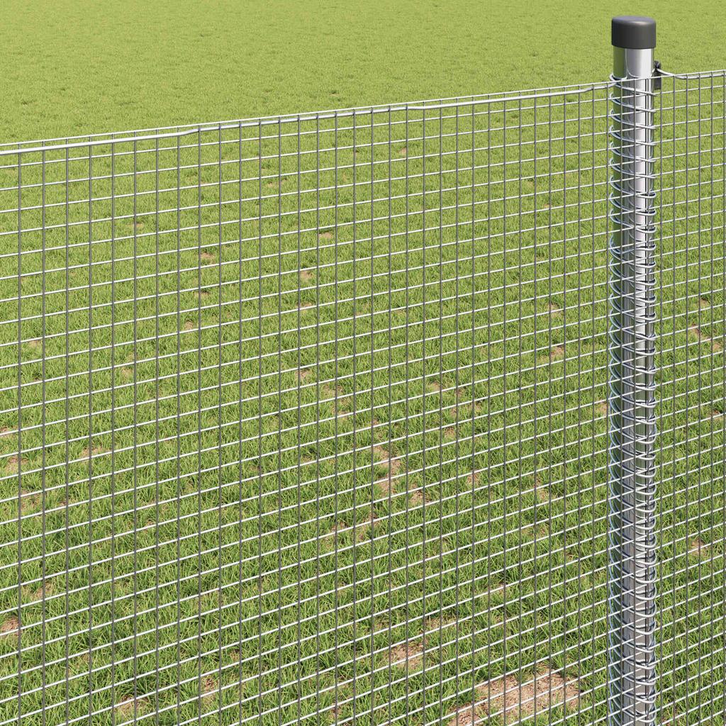 Welded Wire Fence Silver