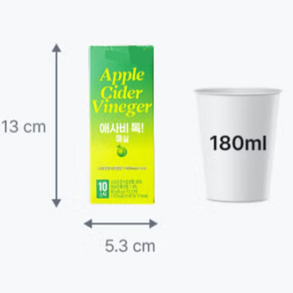 Asabi(ACV, Apple Cider Vinegar) Tok Plum + Omija(Korean Schisandra) 5 G X 20 Sticks