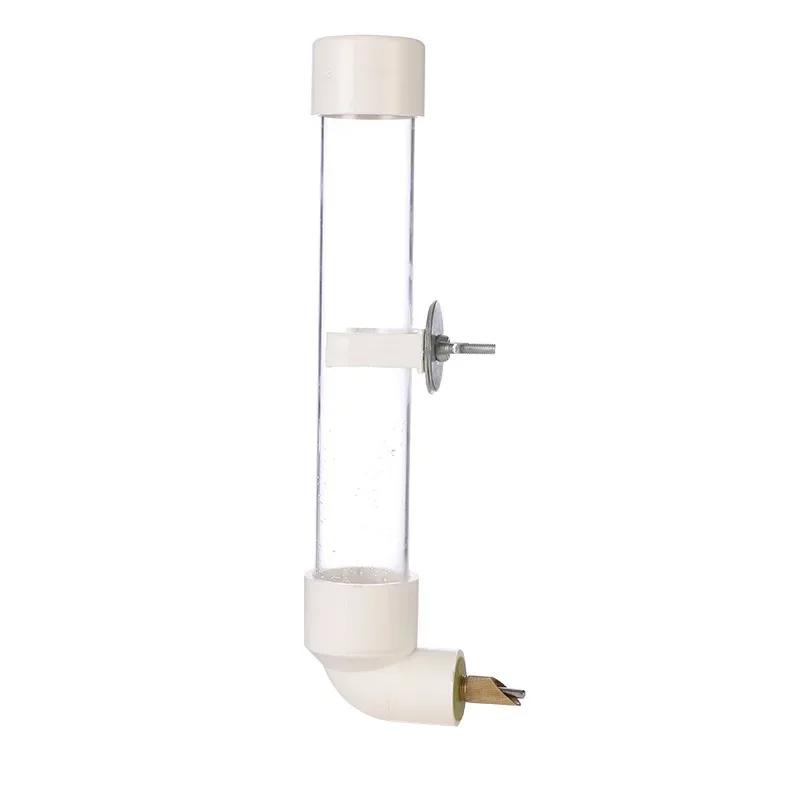 

1pc-Bird automatic water dispenser, water bottle with needle, equipment for providing water to birds белый