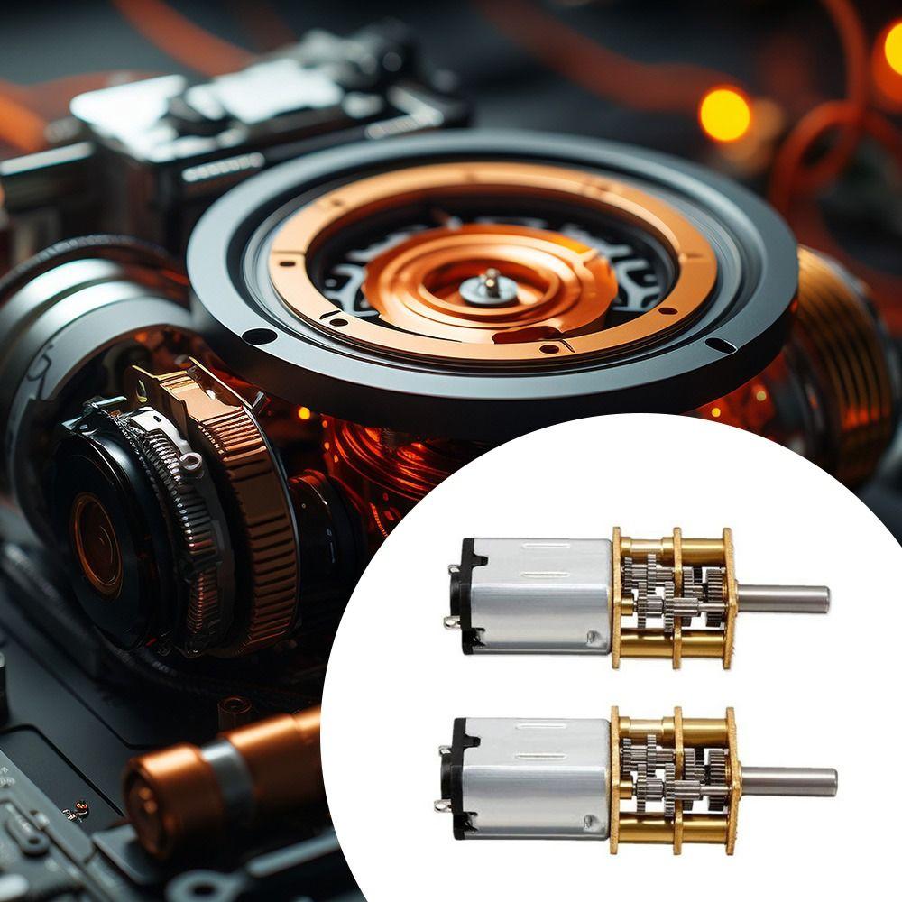 

3V-6V Speed Reduction Motor Full Metal Micro Gear Motor Spare Parts Slow Speed Motor 6V 60RPM
