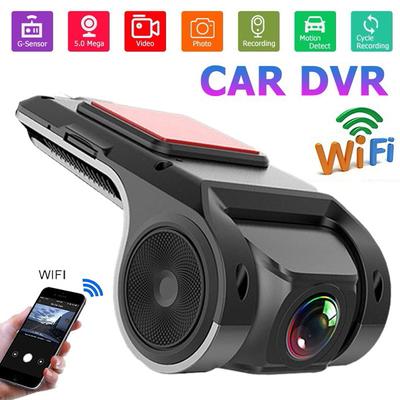 Car Driving Recorder For Android/WIFI Dual-Use Dash Cam 170° Wide Angle Car DVR Supports Phone Interconnection APP