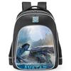 Zaino Periferico Serie Avatar3 Striscia Riflettente Zaino Scolastico