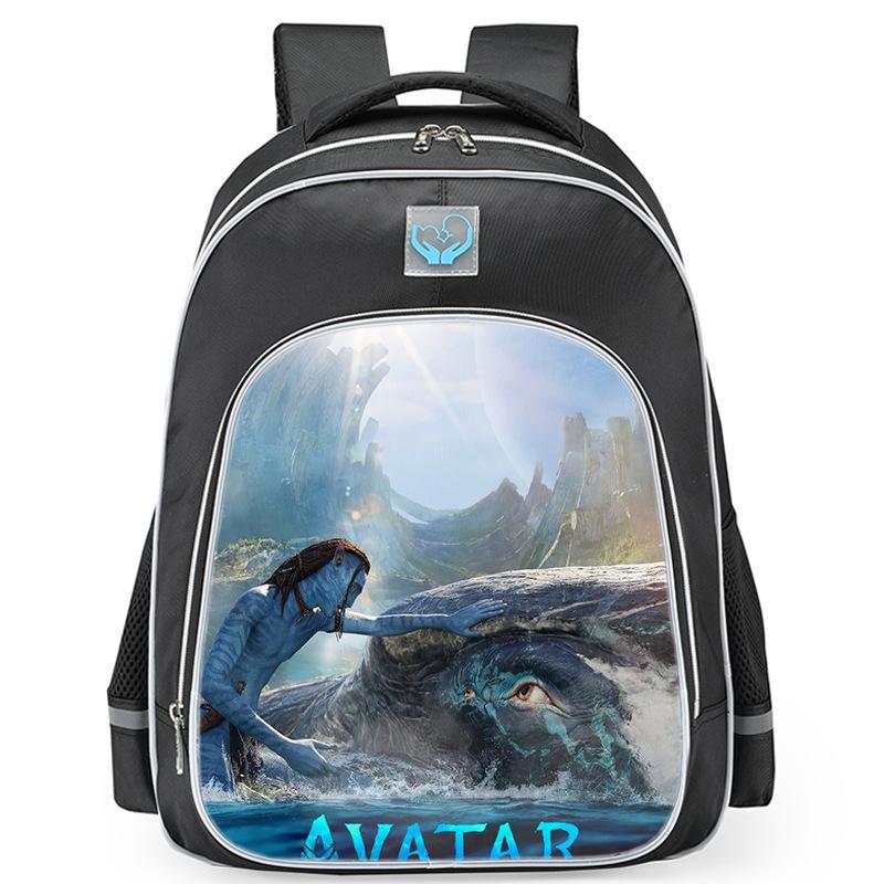Zaino Periferico Serie Avatar3 Striscia Riflettente Zaino Scolastico