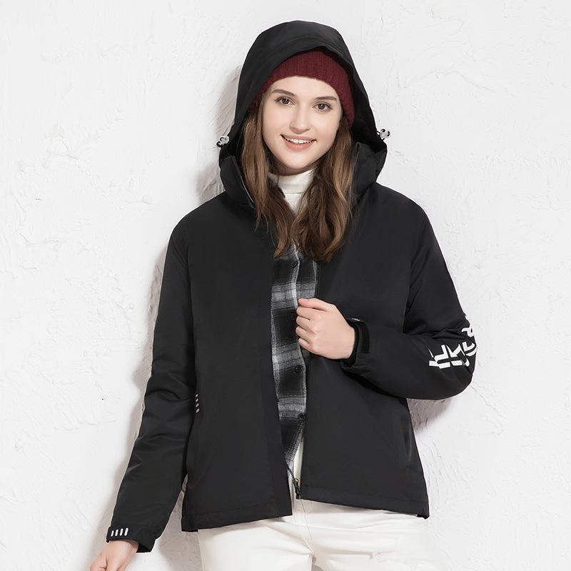 

Мужские модные куртки три в одном, женские отстегивающиеся двухкомпонентные ветрозащитные куртки M