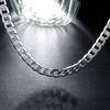 925 Sterling Silver Classic Brands Men'S 8mm Chain Necklace For Woman Fashion Jewelry