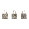 Flower Floral Pattern Shoulder Bag Canvas Geometric Cloth Bag Casual Ethnic Style Handbag  Women