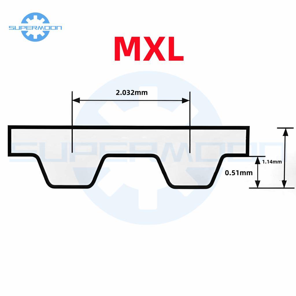 MXL Timing Belt B104 B105 B106 B107 B108 B109 B110 B111 B112 B113 B114 B115 Width 3-19mm Rubber Closed-Loop Belt 3D Printer Part