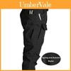 Pantaloni Cargo Tattici da Uomo in Tessuto di Poliestere Design Resistente per Uso Casual