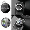 C200 E300 Heiß 2026 Für Benz 29mm Auto Zentralsteuerung Multimedia Knopf Abdeckung Zierknopf Aufkleber Für Mercedes Benz AMG GLC C CLA G