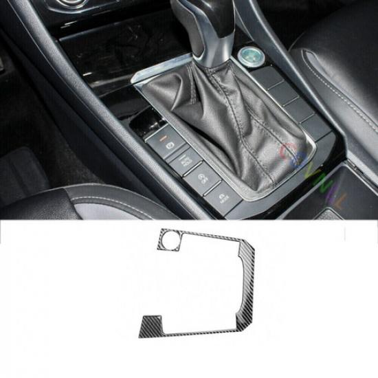 Console Gear Shift Frame Cover Trim For VW Jetta Mk7 2019-2022 Real Carbon Fiber