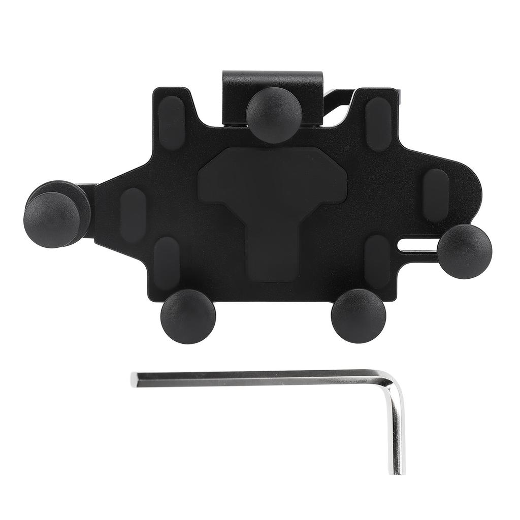 Handyhalterung Aluminiumlegierung Drehbar Stoßabsorbierendes Silikon 5-Klauen-Befestigung Handyhalter für