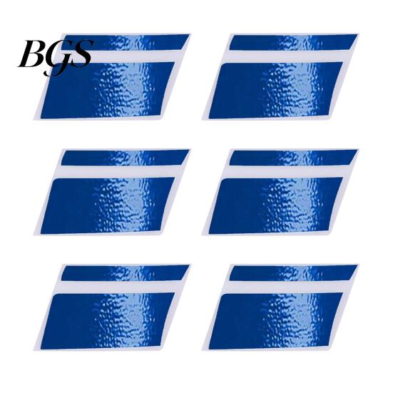 Wheel Hub Reflective Strip 6Pcs Rim Sticker Waterproof Decorative Universal Car Trim Motorcycle Vehicle Supplies Exterior
